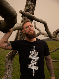 Descended from Odin, Organic T-shirts, Staithes Hoodie, Merino Wool Hoodie, Odin, TYR, Thor, Ragnar, Bjorn Ironside, Vikings, Anglo Saxon, Norse, Fitness Gear, Horns, Jewellery, Silver