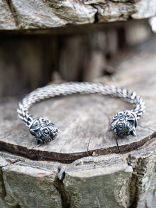 Freyja silver arm ring, Descended from Odin, Organic T-shirts, Staithes Hoodie, Merino Wool Hoodie, Odin, TYR, Thor, Ragnar, Bjorn Ironside, Vikings, Anglo Saxon, Norse, Fitness Gear, Horns, Jewellery, Silver